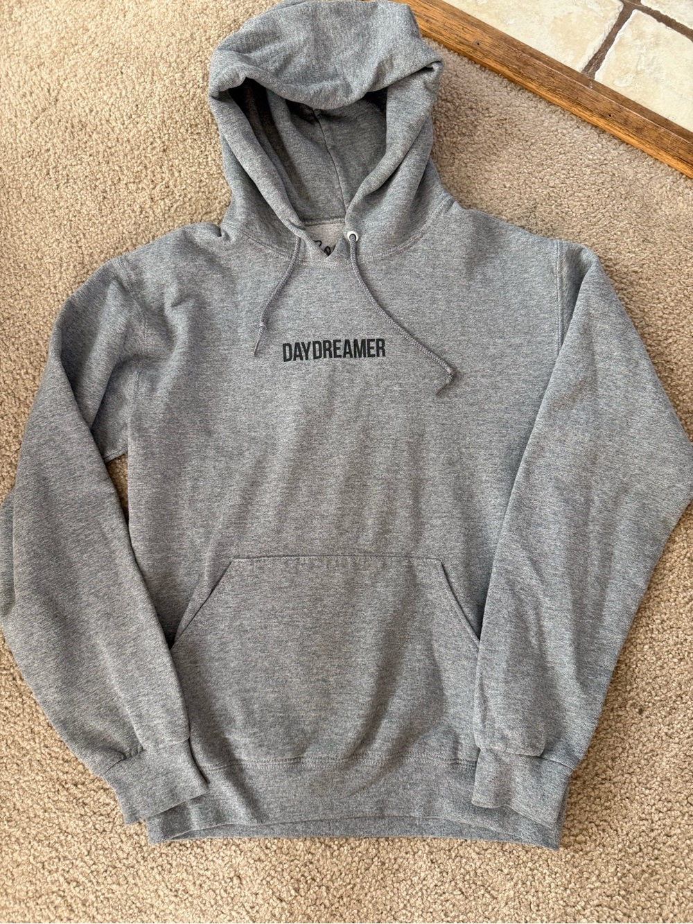 Bowery Supply Co. "Daydreamer" Gray Pullover Hoodie – Women's Size Small